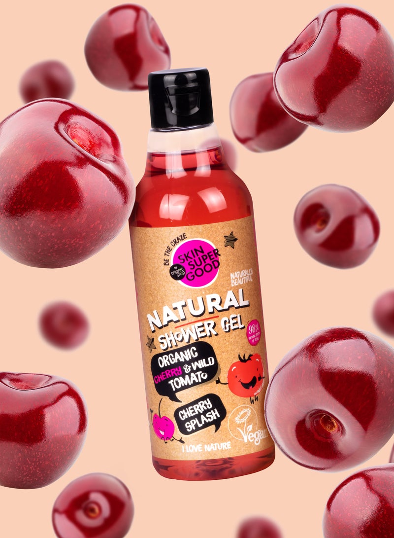 أورجانيك شوب جل استحمام طبيعي تشيري سبلاش 250 مل - Image 2