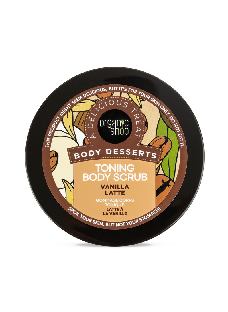 Organic Shop Body Desserts Toning Body Scrub Vanilla Latte 450ml  - Image 2