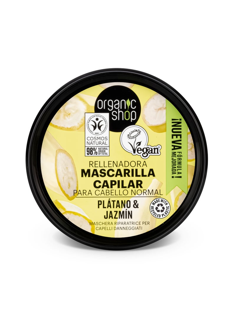 Organic Shop Refilling Hair Mask For Normal Hair Banana And Jasmine 250ml  - Image 2