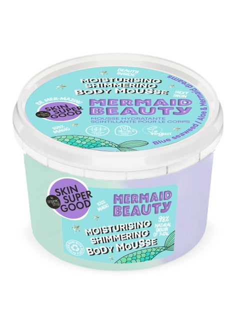 Moisturizing Shimmering Body Mousse. Be Mer-Mazing! 250ml