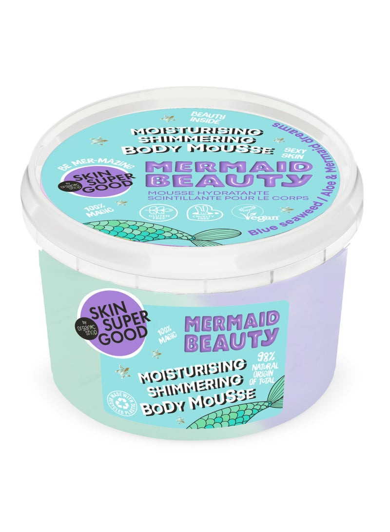 Organic Shop Moisturizing Shimmering Body Mousse. Be Mer-Mazing! 250ml  - Image 1