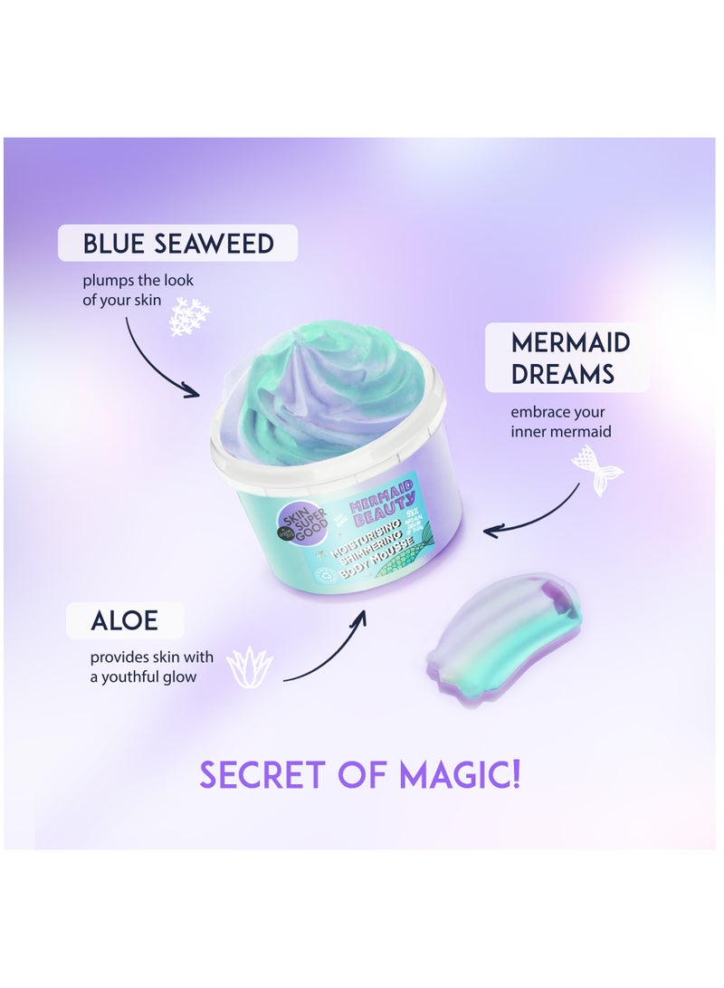 Organic Shop Moisturizing Shimmering Body Mousse. Be Mer-Mazing! 250ml  - Image 2