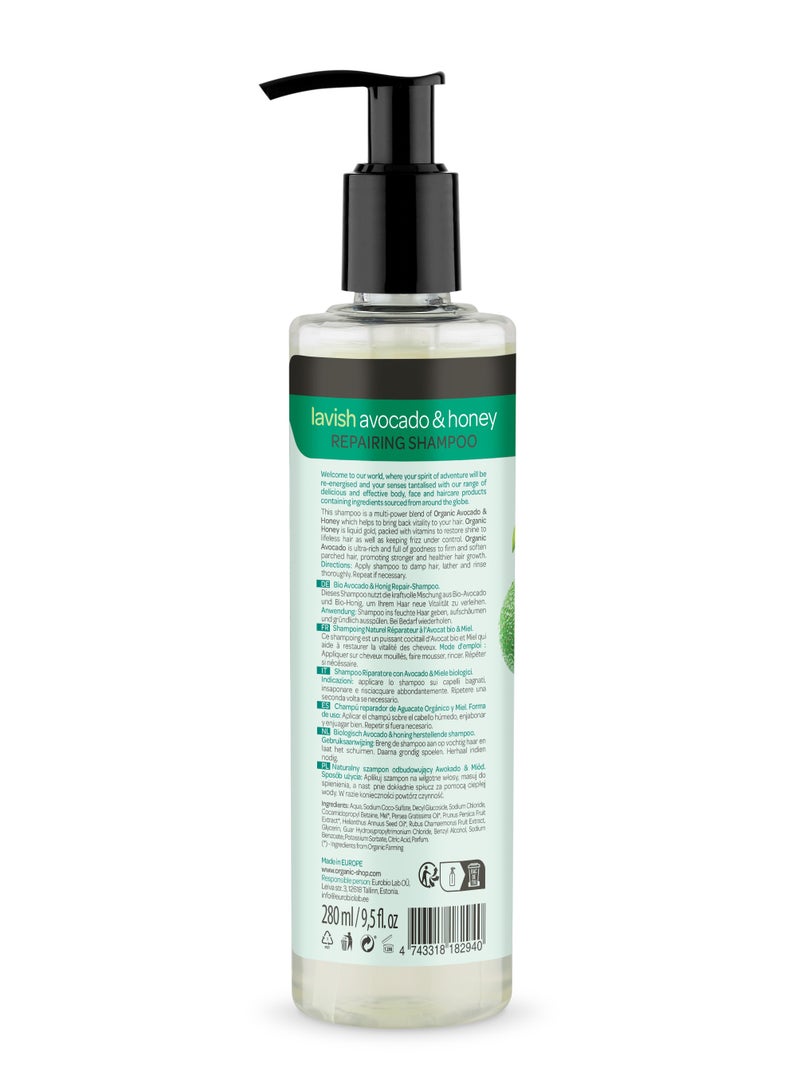 Avocado & Honey Shampoo 280ml - pnsku/N70045505V/45/_/1707664386/4879f256-2b4d-4ecb-928e-d44d607b22af