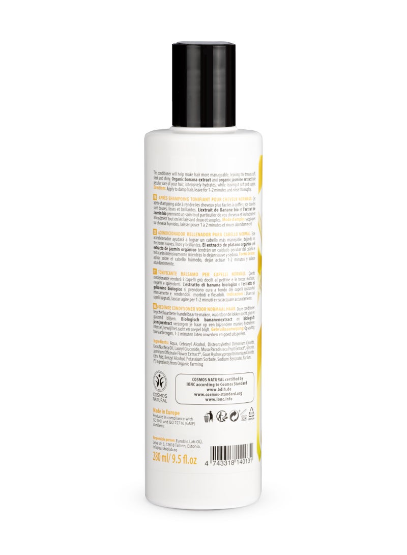 Organic Shop Refilling Conditioner For Normal Hair Banana And Jasmine 280ml  - Image 2