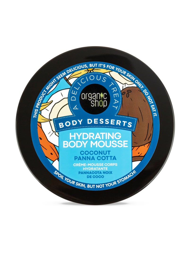 Organic Shop Body Desserts Hydrating Body Mousse Coconut Panna Cotta 450ml - Image 2