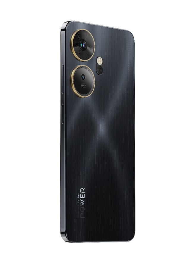 هاتف P55+ بشريحتين باللون الأسود النيزكي، وذاكرة وصول عشوائي (RAM) سعة 8+8 جيجابايت، وذاكرة داخلية سعة 256 جيجابايت، يدعم تقنية 4G - إصدار الشرق الأوسط