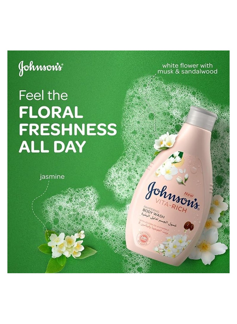 Johnson's - Pampering Body Wash 250ml - Image 1