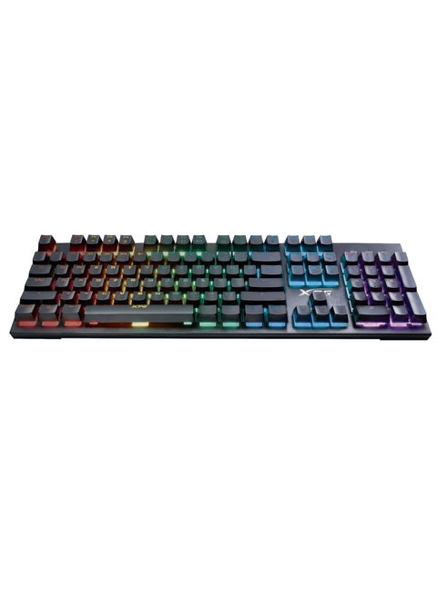 لوحة مفاتيح الألعاب الميكانيكية Xpg Infarex K10 RGB، مع تأثيرات الإضاءة ومفاتيح مضادة للظلال ومفاتيح الوسائط