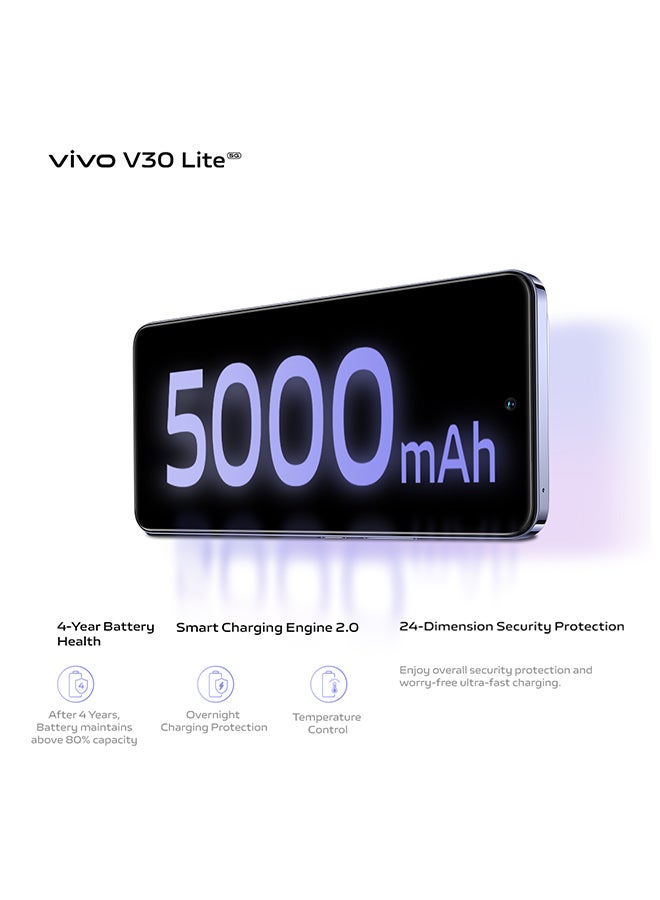 vivo - V30 Lite 5G Dual SIM Crystal Black 12GB RAM 256GB - Image 1