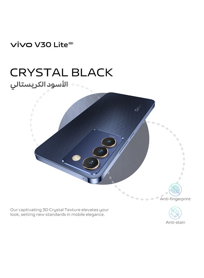 V30 Lite 5G ثنائي الشريحة باللون الأسود الكريستالي وذاكرة الوصول العشوائي (RAM) سعة 12 جيجابايت وسعة 256 جيجابايت - pnsku/N70045650V/45/_/1707982996/388f0da3-f842-4c62-9737-7d881a98e969