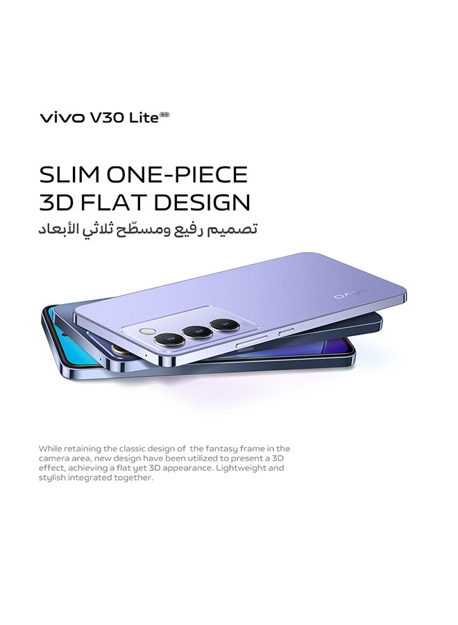 vivo - V30 Lite 5G Dual SIM Leather Purple 12GB RAM 256GB - With Exclusive Gifts Earbuds, Smart Fitness Band, 80W Charger And 24 Months Warranty + 1 Year Screen Replacement - Image 1