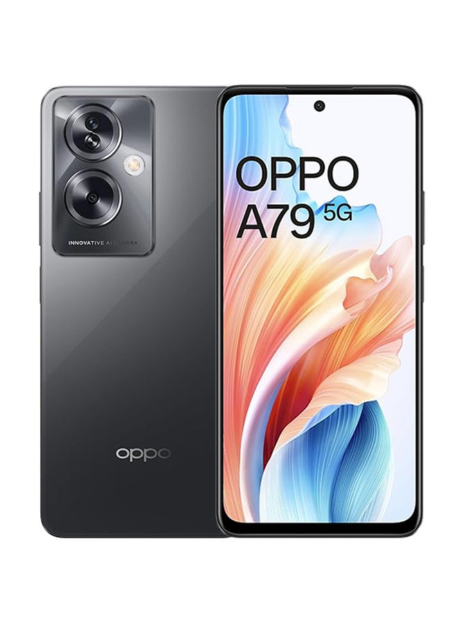 OPPO A79 Dual SIM Mystery Black 8GB RAM 256GB 5G LTE- Middle East Version  - Image 1