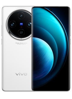 X100 Pro 5G 16Gb+512Gb 6.78 Inches LTPO Amoled Screen Dimensity 9300 Android 14 Camera 50MP 100W SuperCharge Smartphone, White Chinese Version