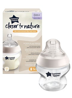 tommee tippee Tommee Tippee Closer To Nature Feeding Bottle 150ml, White  - Image 2