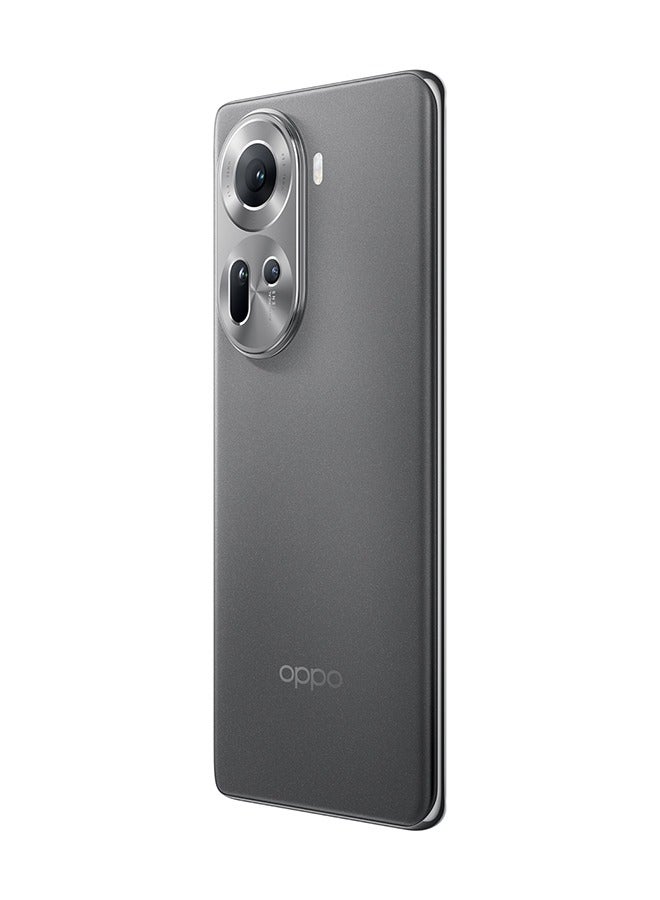 OPPO - Reno 11 Dual SIM Rock Grey/Grey(Titanium) 12GB RAM 256GB 5G - Middle East Version - Image 1