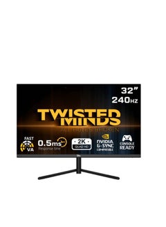 TWISTED MINDS Gaming Monitor 31.5 QHD (TM32QHD240VA) 240Hz 2K Black  - Image 2