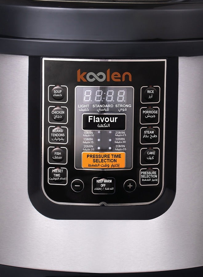 كولن Pressure Cooker 10 L 1600 W 816106004 Silver/Black  - Image 4