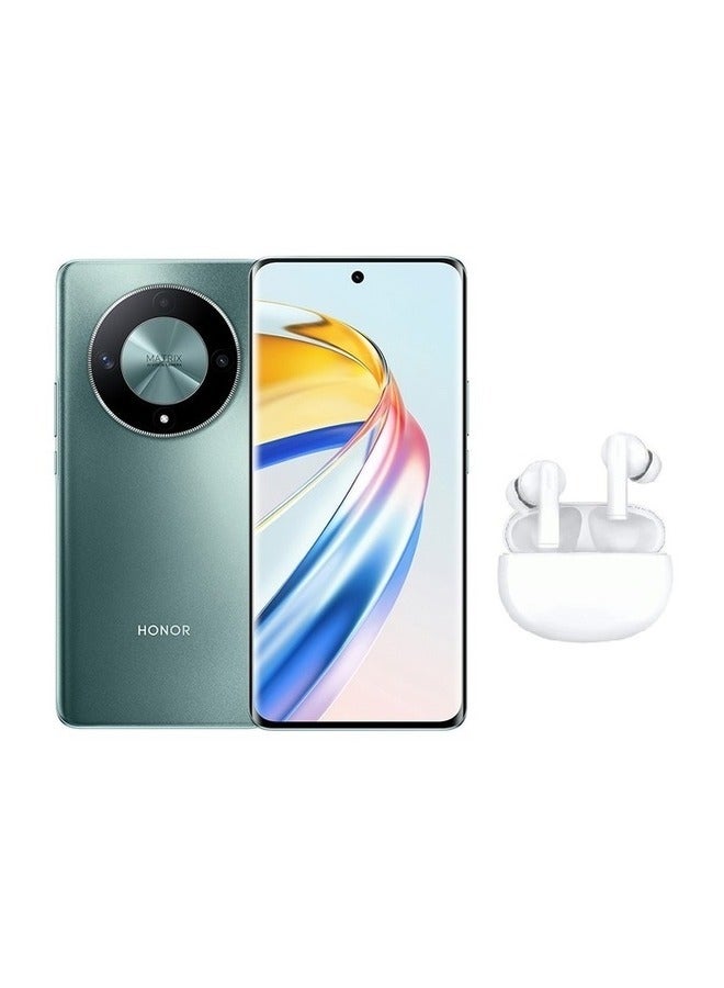 Honor - X9b Dual SIM Emerald Green 12GB RAM 256GB 5G With Honor Choice Earbuds X5 - Image 1