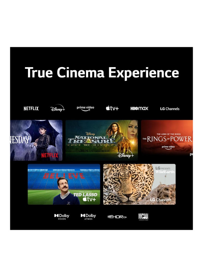 LG - LG 55 Inch OLED TV - Smart ThinQ - Slim Style - 4 Side Cinema - OLED55A36LA Black - Image 1