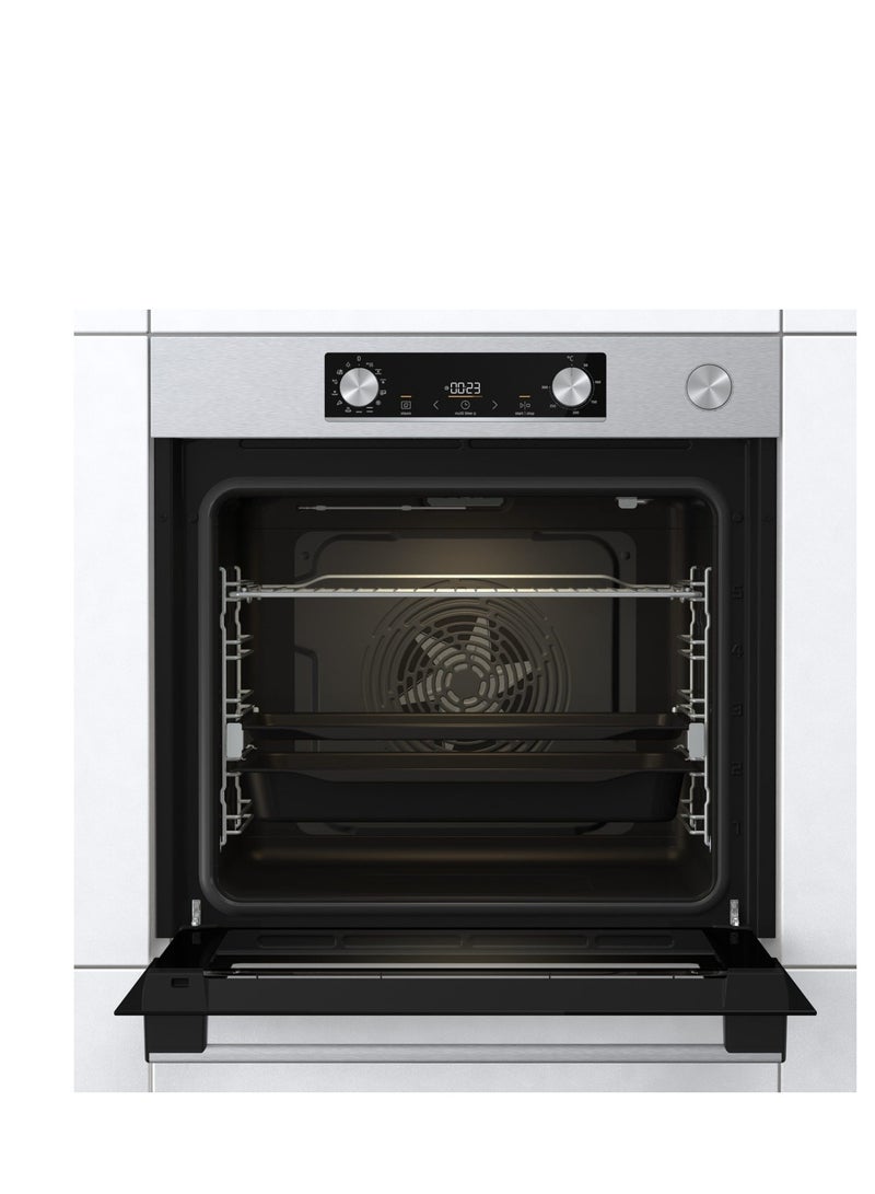 جورنجي فرن كهربائي مدمج مع شواية من جورينيه 60 سم 77 لتر متعدد الوظائف ستانلس ستيل - Image 3