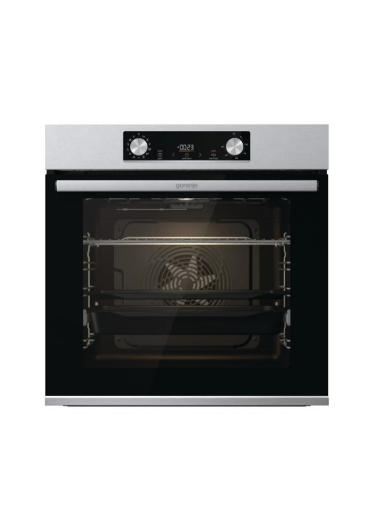Gorenje Electric built-in oven, 60 cm, 77 liter, multi-function,  airfry - BOS6737E09X Stainless Steel - Image 1
