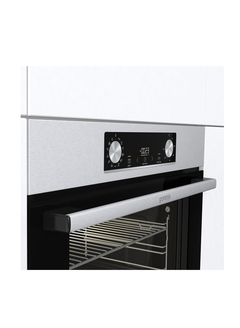 Gorenje Electric built-in oven, 60 cm, 77 liter, multi-function,  airfry - BOS6737E09X Stainless Steel - Image 3