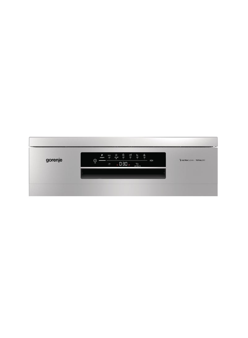 Gorenje Freestanding dishwasher , 14 place settings , Number of baskets: 2 , AquaStop ,Total dry automatic door opening - GS642D61X silver - Image 5
