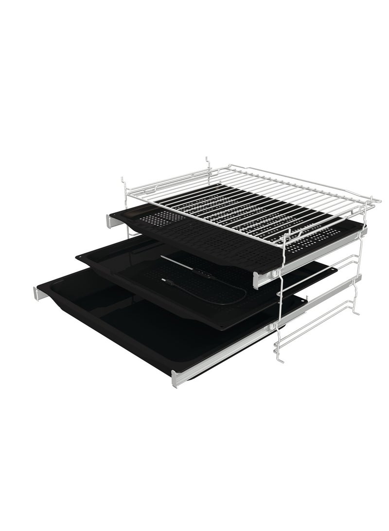 Gorenje Electric oven 60 cm, black color, 77 liter, Wi-FI operation, Airfry - BSA6747A04BGWI Black - Image 3