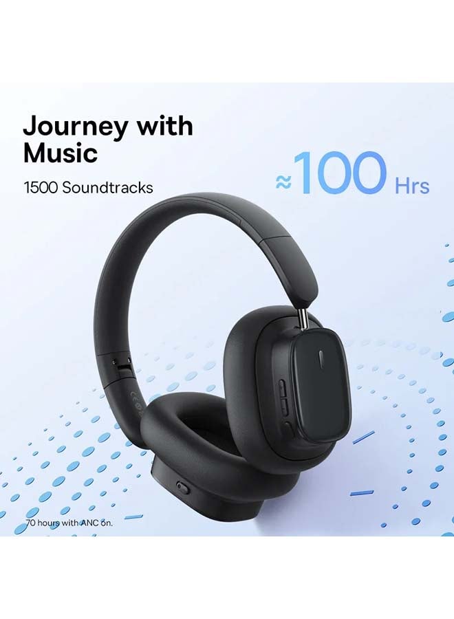 Baseus Baseus Bowie H1i Wireless Headphones - ANC Headphones 100 Hours Playtime - Black Black  - Image 4