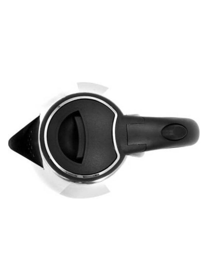 عفرا غلاية كهربائية يابانية، 1500 وات، 1.8 لتر، هيكل قوي من الفولاذ المقاوم للصدأ مع ضمان لمدة عامين، معتمدة من ESMA وROHS وCB، فضي/أسود - Image 3