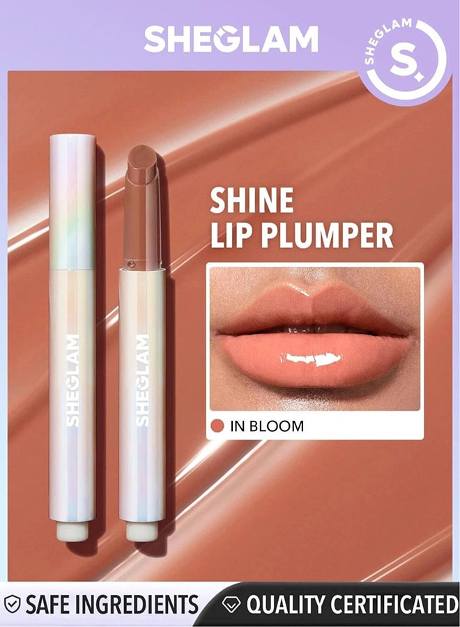 SHEGLAM Pout-Perfect Shine Lip Plumper In Bloom  - Image 2