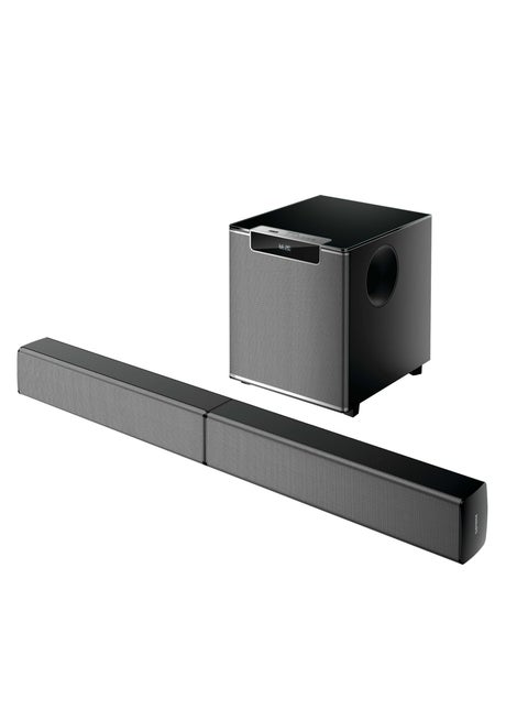 Audio 2.1 Speaker 120W Bluetooth Convertible Multimedia Soundbar/Speaker MMS2220B Black
