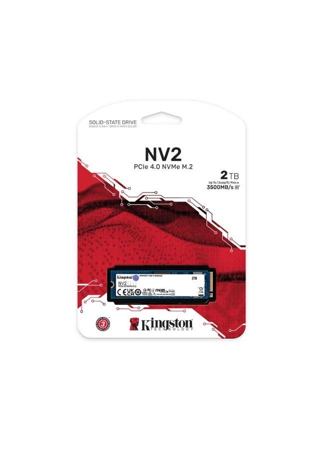 Kingston - Kingston NV2 NVMe PCIe M.2 SSD 2 TB - Image 1