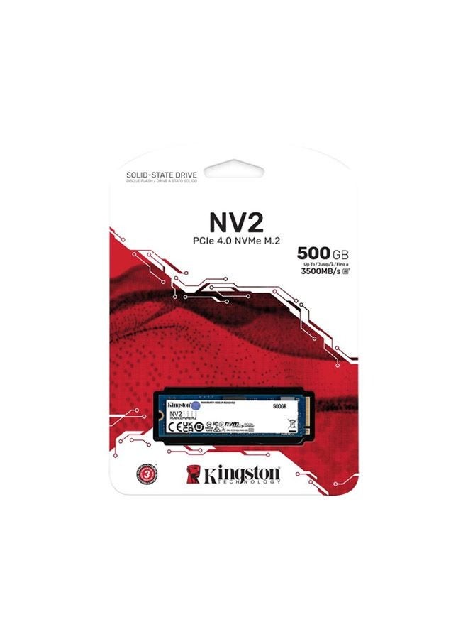 Kingston - Kingston NV2 500GB PCIe 4.0 x4 NVMe SSD 500 GB - Image 1