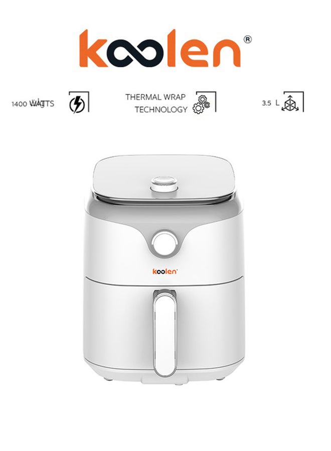 KOOLEN Air Fryer 3.5 L 1400 W 816102014 White And Silver  - Image 1