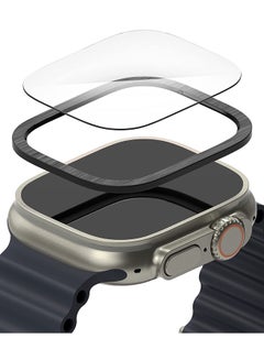 Ringke Bezel Styling And Glass Combo For Apple Watch Ultra 2 / 1 Screen Protector (49Mm) And CaseTempered Glass Protector With Stainless Steel Frame - 49-03 Multicolour  - Image 1