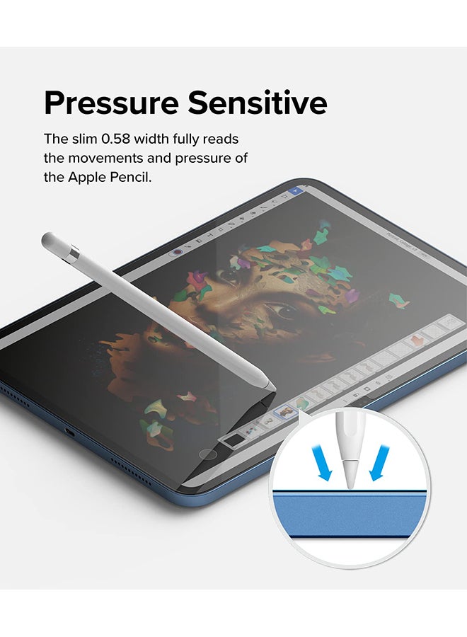 Ringke - Glass Shatterproof Coverage Compatible With iPad 10th Generation 10.9''(2022) Screen Protector, Multi Layer Protection Premium Quality Tempered Glass Clear - Image 1