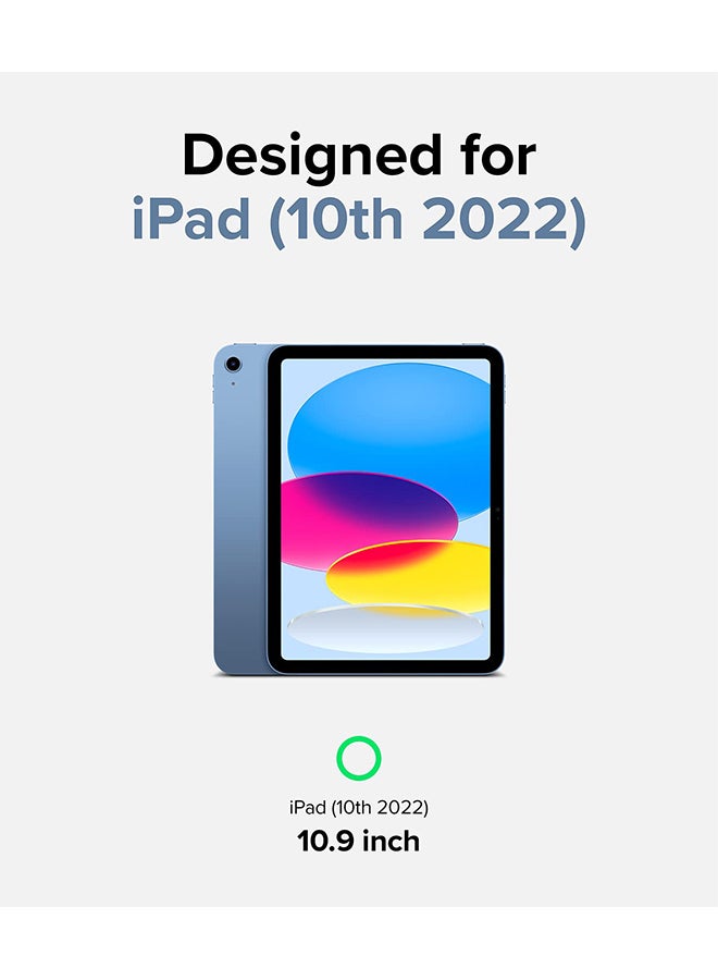 Ringke - Glass Shatterproof Coverage Compatible With iPad 10th Generation 10.9''(2022) Screen Protector, Multi Layer Protection Premium Quality Tempered Glass Clear - Image 1
