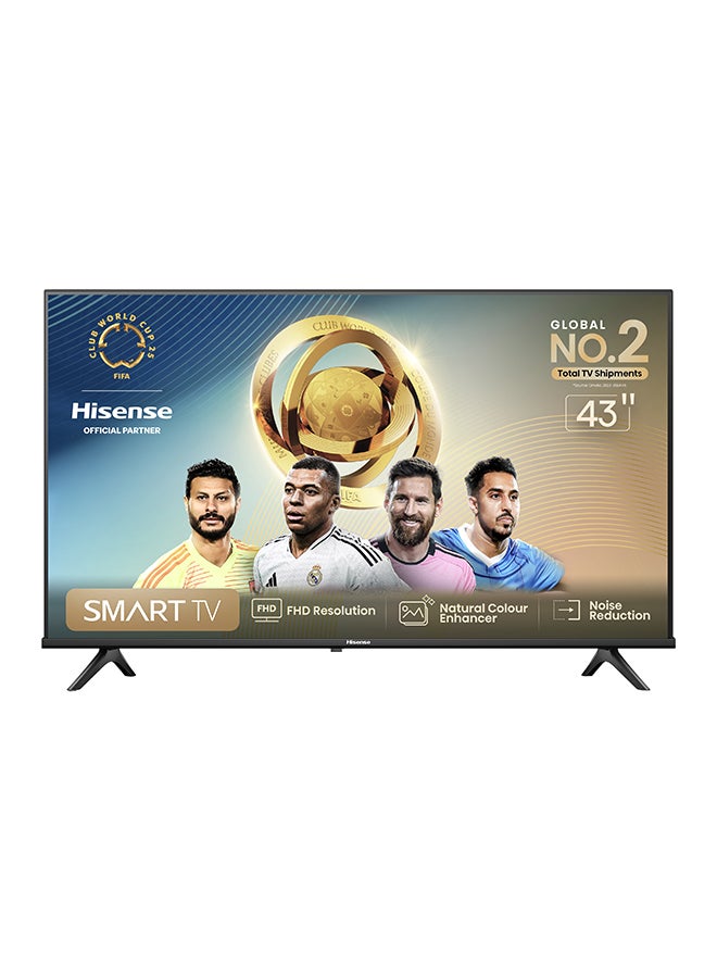 Hisense 43 Inch Class A4 Series FHD 1080p Google Smart TV | DTS Virtual: X, Game | Sports Modes | 60HZ | Chromecast Built-in | 43A4K Black  - Image 1