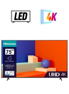 Hisense 4K Smart DLED Television 75 Inch (2023 Model) 75A61K Black  - Image 1
