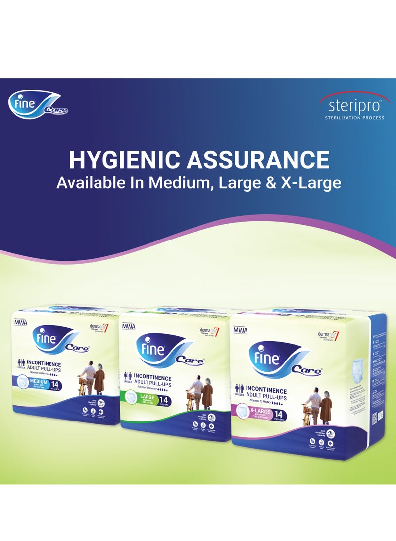 Fine Care - Incontinence  Adult Diapers X-Large  84 Count - Image 1