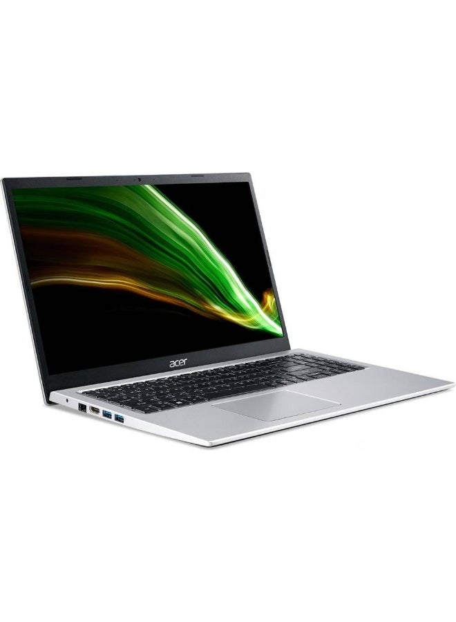 أيسر - Aspire 3 Laptop With 15.6 Inch Full HD(1920x1080) Display,Core i7-1165G7 Processor/8GB RAM DDR4/512GB SSD/DOS(Without Windows)/Intel Iris XE Graphics/ English/Arabic Silver - Image 1