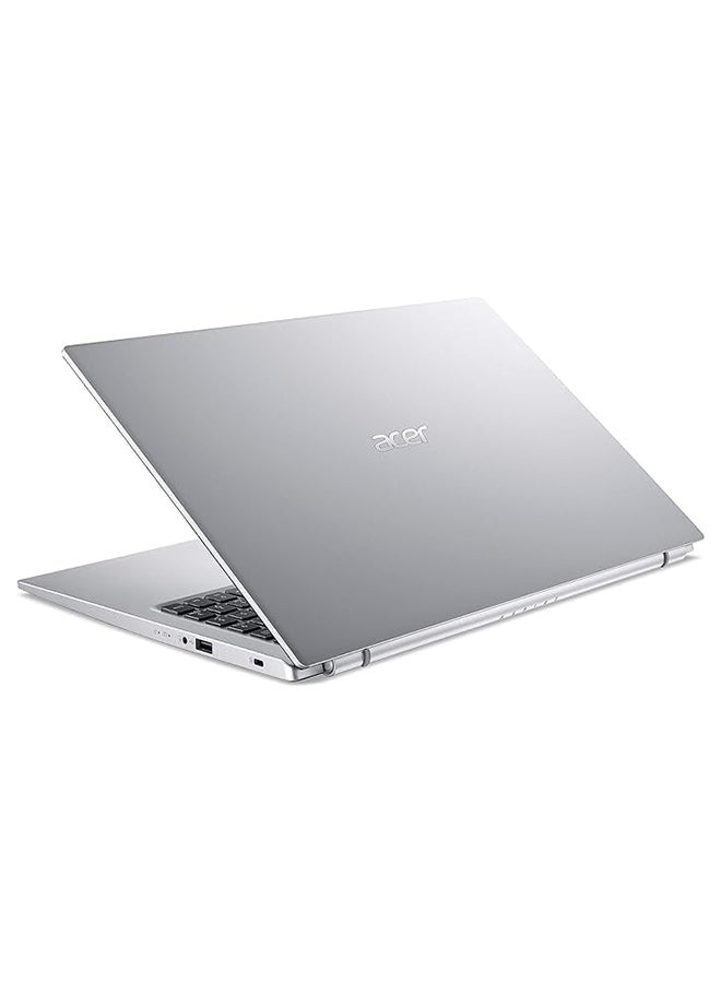 أيسر - Aspire 3 Laptop With 15.6 Inch Full HD(1920x1080) Display,Core i7-1165G7 Processor/8GB RAM DDR4/512GB SSD/DOS(Without Windows)/Intel Iris XE Graphics/ English/Arabic Silver - Image 1