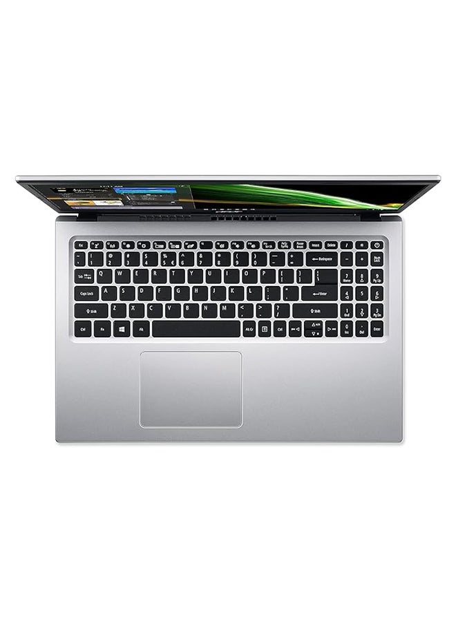 أيسر - Aspire 3 Laptop With 15.6 Inch Full HD(1920x1080) Display,Core i7-1165G7 Processor/8GB RAM DDR4/512GB SSD/DOS(Without Windows)/Intel Iris XE Graphics/ English/Arabic Silver - Image 1
