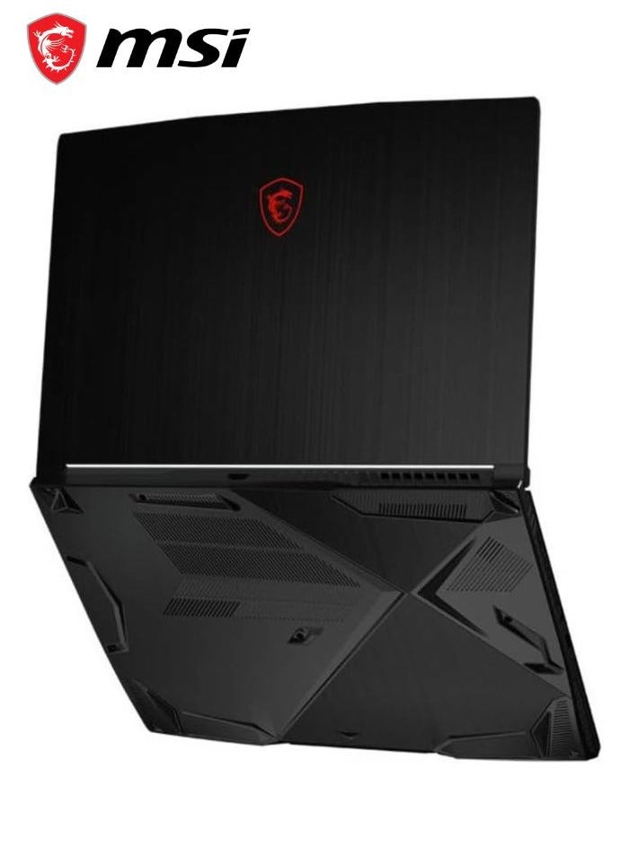MSI MSI GF63 Thin 12UCX Intel Core i5 12450H 2 GHz, 8GB RAM, 512GB SSD, NVIDIA RTX 2050 4GB GDDR6,15.6"FHD(1920x1080) 144Hz ,Backlit Keyboard (Red), Black English/Arabic Black  - Image 2