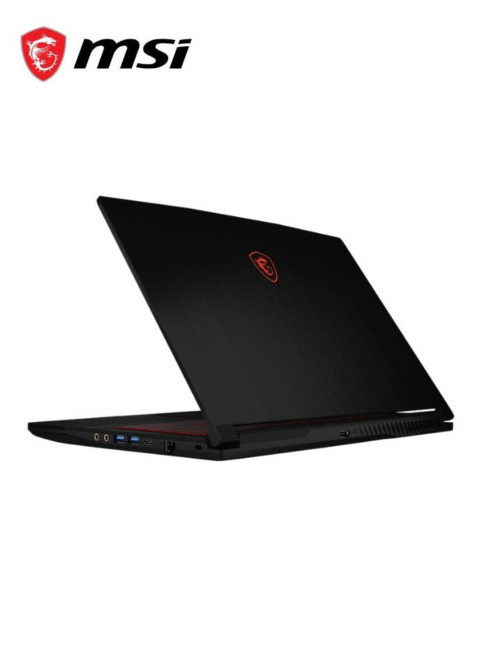 MSI MSI GF63 Thin 12UCX Intel Core i5 12450H 2 GHz, 8GB RAM, 512GB SSD, NVIDIA RTX 2050 4GB GDDR6,15.6"FHD(1920x1080) 144Hz ,Backlit Keyboard (Red), Black English/Arabic Black  - Image 3