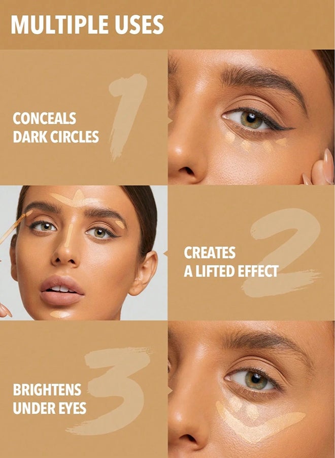 SHEGLAM - Like Magic 12Hr Full Coverage Concealer Sand 3.8g Honey - Image 1