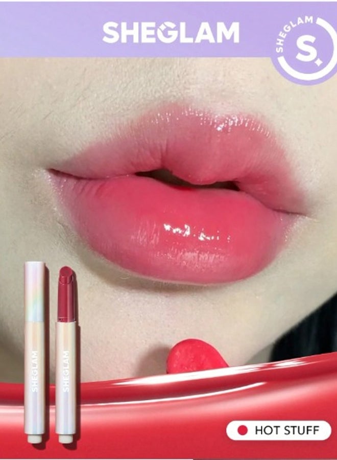 SHEGLAM - Pouty Lip Balm - Perfect Shine Hot Stuff - Image 1