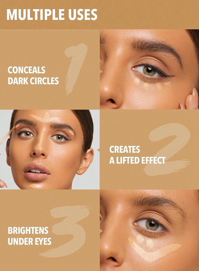 SHEGLAM - Like Magic 12Hr Full Coverage Concealer Chantilly - Image 1