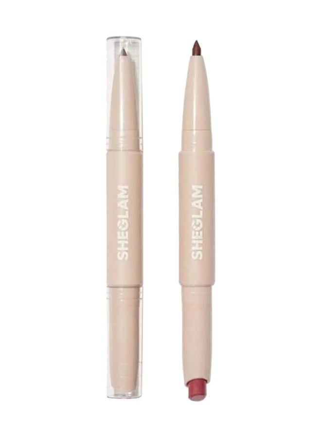 SHEGLAM - Glam Lipstick And Lip Liner 101 MACARON - Image 1